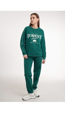 CLE LTR26-100/2 Брюки жен. Карелия, т.зелёный