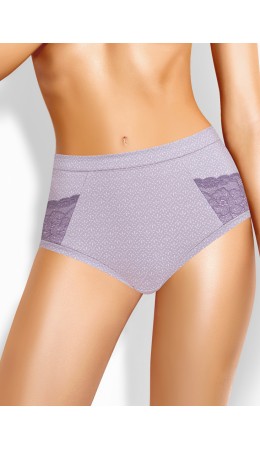 CLE M1140/2 Трусы жен. Иней, серый/св.фиолетовый
