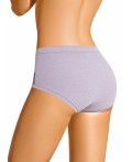 CLE M1140/2 Трусы жен. Иней, серый/св.фиолетовый