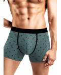 CLE MSH560423 Трусы муж., т.зелёный/чёрный