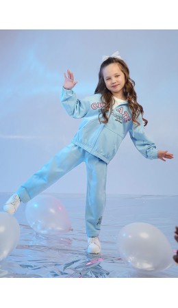 CLE Брюки дев. 867349/13а_п, голубой