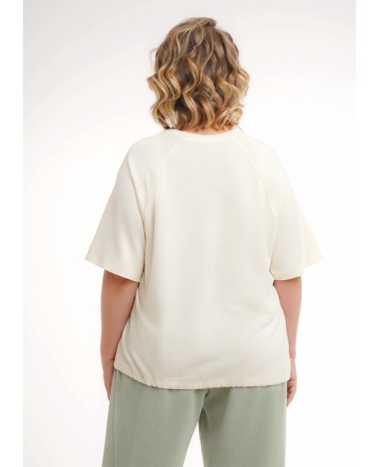 CLE Джемпер жен. 267146/197джп_п, молочный