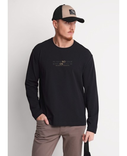 CLE Джемпер муж. 562666/03г maxi_п, чёрный