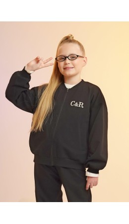 CLE Куртка дев. 867332/13а, чёрный