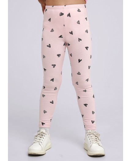 CLE Лосины дев, 903633гн, св.розовый/чёрный