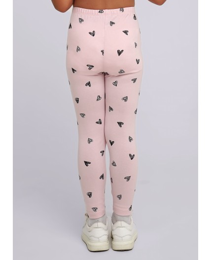 CLE Лосины дев, 903633гн, св.розовый/чёрный