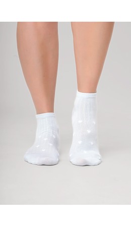 CLE Носки жен.Д5605 fashion база укороч, св.голубой