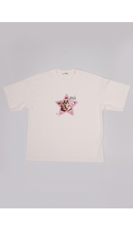 CLE Футболка дев. 866885/13кд_п, молочный