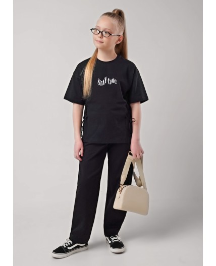 CLE Футболка дев. 867352/13г_п, чёрный