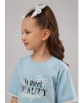 CLE Футболка дев. 867355/13кд_п, голубой