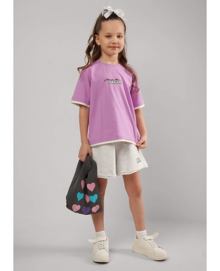 CLE Футболка дев. 867355/13кд_п, св.фиолетовый