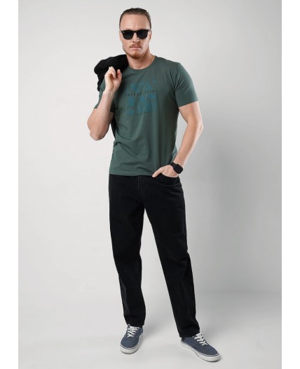 CLE Футболка муж. 561982/03г maxi_п, т.зелёный