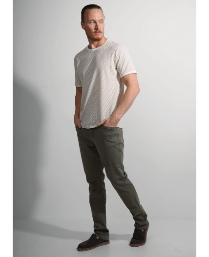 CLE Футболка муж. 562538/10зн, молочный/св.коричневый