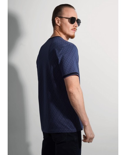 CLE Футболка муж. 562538/10зн, джинсовый/т.синий