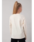 CLE Фуфайка дев. 867357/13кд_п, молочный