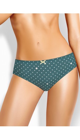 CLE B1225 Трусы жен. Капибара, т.зелёный/молочный