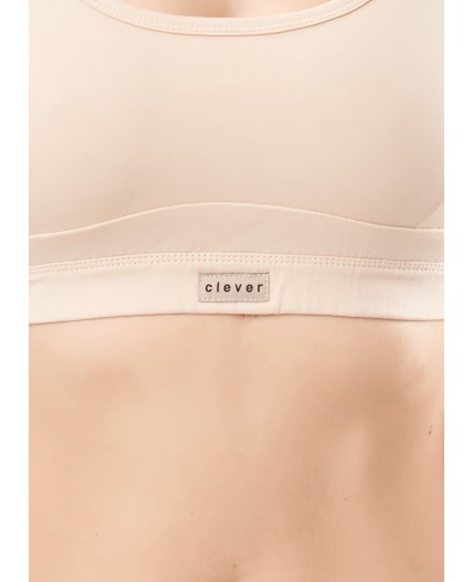 CLE LT15-1206 Майка жен. укор. Моккачино пак, св.бежевый