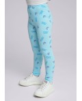 CLE Брюки дев 903633гн, голубой/т.бирюзовый
