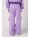 CLE Брюки дев. 867375/15ан, фиолетовый/св.фиолетовый