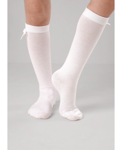 CLE Гольфы дет.П123 12-14,14-16 выпускной хл+эл, белый