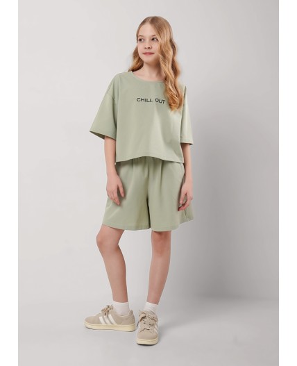 CLE Джемпер дев. 867398зз_п, св.зелёный