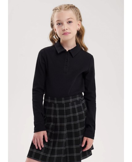 CLE Джемпер дев. 906627шл школа мп, чёрный