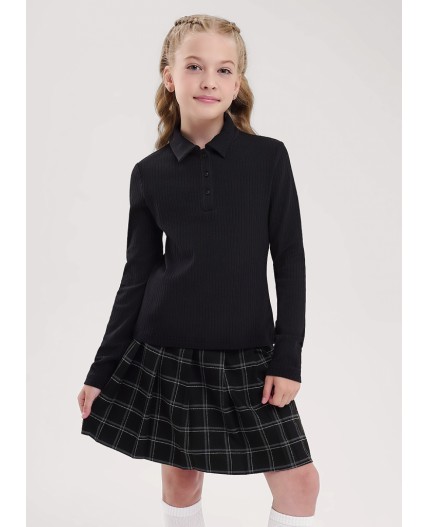 CLE Джемпер дев. 906627шл школа мп, чёрный