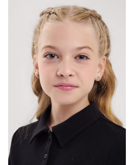 CLE Джемпер дев. 906638шл школа мп, чёрный