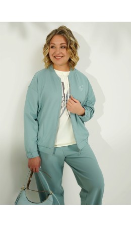 CLE Куртка жен. 267172/203зз_п, бирюзовый