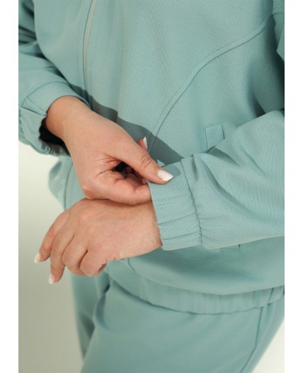 CLE Куртка жен. 267172/203зз_п, бирюзовый