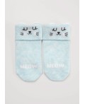 CLE Носки дет.С002 12-14,14-16 тормоза ясли, меланж бирюзовый