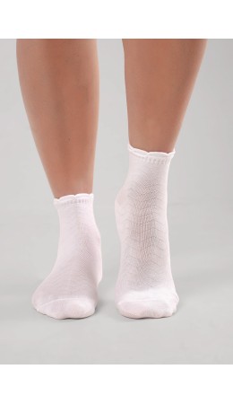 CLE Носки дет.С1620 12-14,14-16 выпускной дев, белый