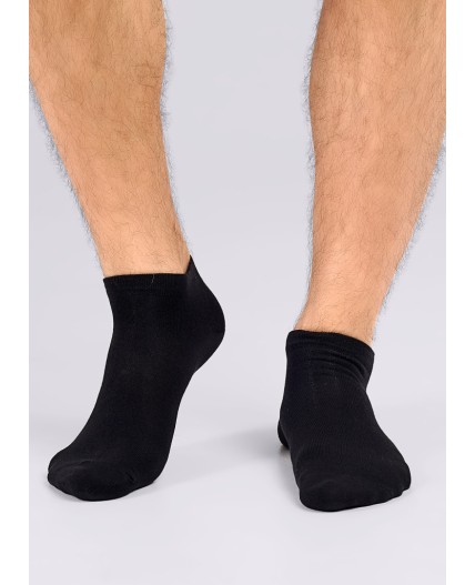 CLE Носки муж.S101 хл+эл укор, чёрный