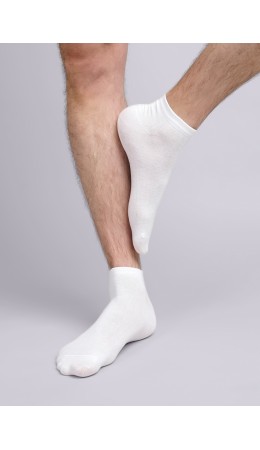 CLE Носки муж.S101 хл+эл укор, белый