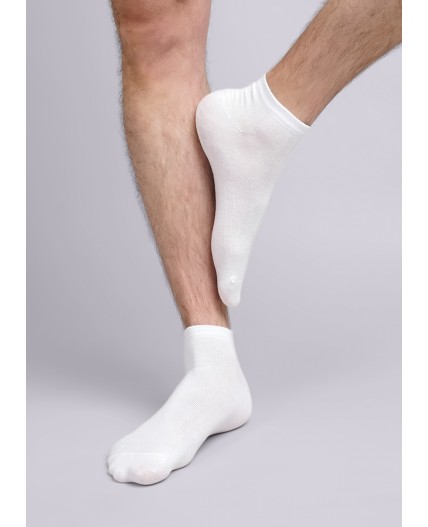 CLE Носки муж.S101 хл+эл укор, белый
