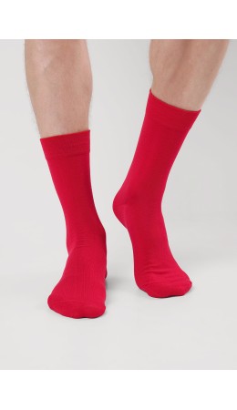CLE Носки муж.К100Л хл+лайкра, красный