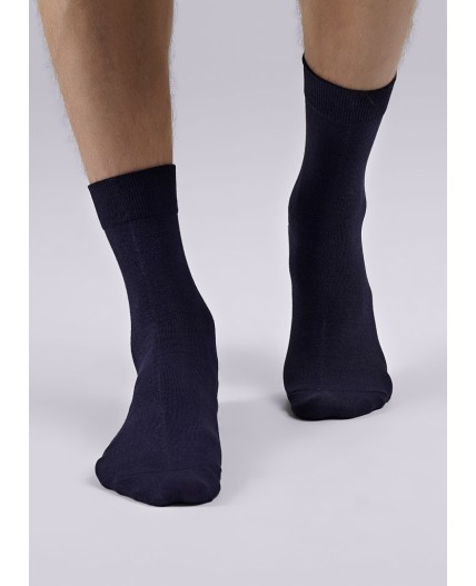 CLE Носки муж.К100Л хл+лайкра, т.синий