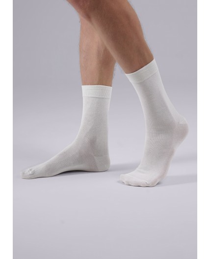 CLE Носки муж.К100Л хл+лайкра, белый