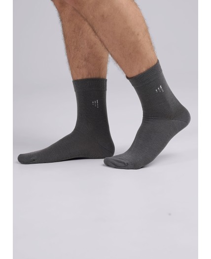 CLE Носки муж.К104Л хл+лайкра, серый
