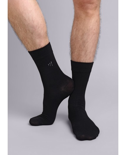 CLE Носки муж.К104Л хл+лайкра, чёрный