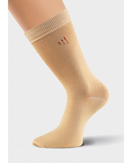 CLE Носки муж.К104Л хл+лайкра, бежевый