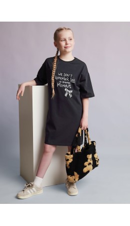 CLE Платье дев. 867387/15г_п, чёрный