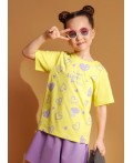 CLE Футболка дев. 867409/15кд_п, св.жёлтый