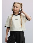 CLE Футболка дев. 867413/15кд_п, молочный