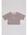 CLE Футболка дев. 867413/15кдн_п, св.коричневый/кофейный
