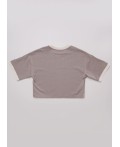 CLE Футболка дев. 867413/15кдн_п, св.коричневый/кофейный