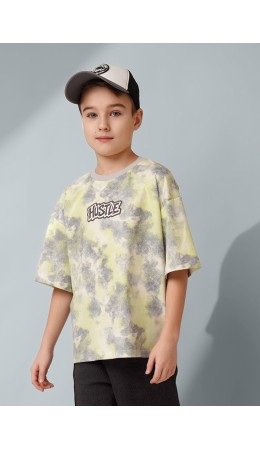 CLE Футболка мал. 867363/14кдн_п, серый/св.зелёный