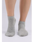 CLES Носки жен.L2002 market line укороч, меланж серый