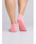 ЭЙС Носки жен.Д104ш хл+эл ук.сетка, розовый