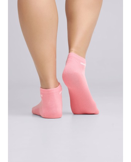 ЭЙС Носки жен.Д104ш хл+эл ук.сетка, розовый